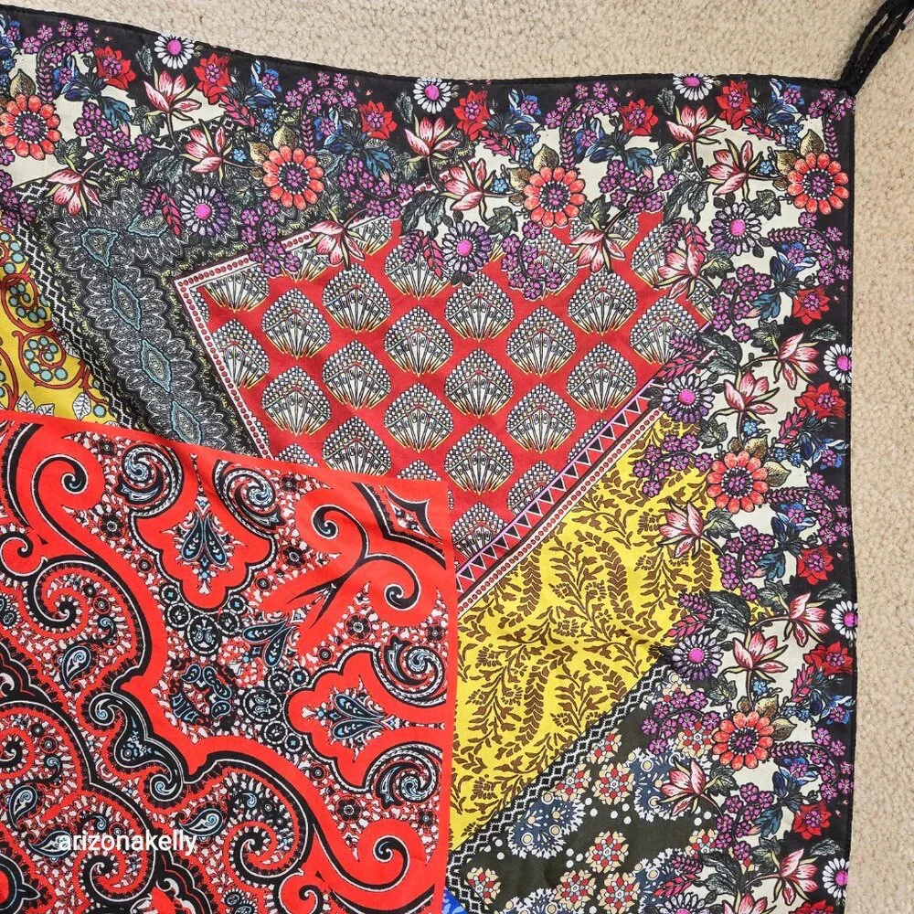 Johnny Was Silk Scarf #10